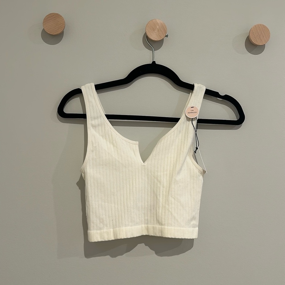 Forever 21 ribbed cropped tank